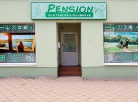 Pension Malchin，位于马尔欣的住宿加早餐旅馆