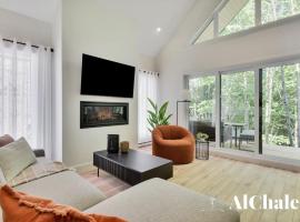 Sunset - Cosy boisé - Spa，位于Pont-Rouge的酒店