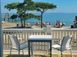 Ferienhaus Urban Fewo Beletage 2 bis 6 Personen mit Panorama Meerblick WLAN gegenüber vom Strand