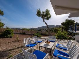 Villa Elisa 6ppl Poseidon Temple View Sounio，位于苏尼翁的酒店