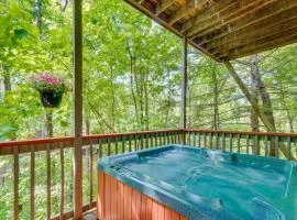 Smoky Mountain Cabin with Deck and Hot Tub!
