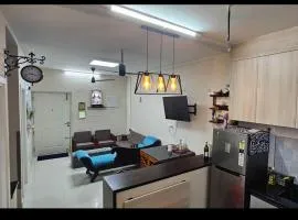 LausDeo1 self checkin 2BHK AC corner flat top floor