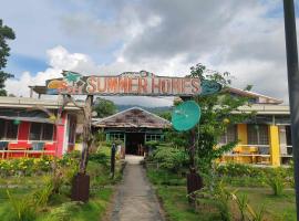 Summer Homes Beach Front Resort and Cottages Port Barton，位于巴顿港的酒店
