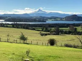 Maravillosa casa en el sur de Chile con hermosas vistas