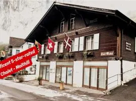 Chalet Maithili Lauterbrunnen -152-Year-Old Majestic Chalet