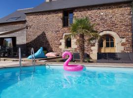 Maison privée à Brocéliande，位于Saint-Malon-sur-Mel的酒店