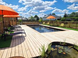 Brame de Sologne，位于卢瓦尔河畔米德的Spa酒店