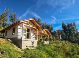 Cabaña de madera en las montañas - a 30 minutos de la ciudad - Villa Hospedajes，位于卡哈马卡的山林小屋