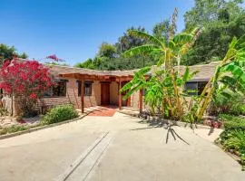 Montecito Adobe Home with Ridge and City Skyline View