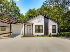 Riverfront Hot Springs Retreat with Deck and Fireplace