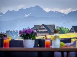 Osada G&oacute;ralska Ostoja Pod Gubał&oacute;wką z Jacuzzi，位于扎科帕内的木屋