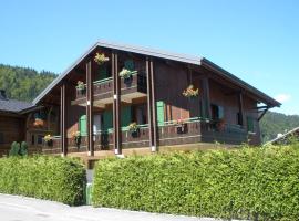 Chalet le Feufy，位于莫尔济讷的酒店