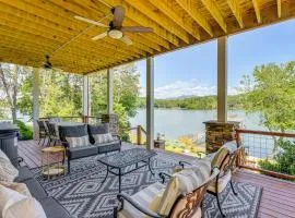 Lakefront Hiawassee Gem Boat Dock with Rooftop Deck