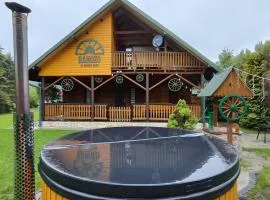 Ranczo Bieszczady duży Domek z Jacuzzi i Sauną