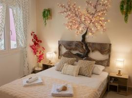 Tree Haven - Near Kourenti Beach with 100Mbps Wi-Fi，位于哈尔基斯的酒店