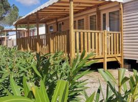 Kokua Développement présente MOBIL HOME résidentiel toutes options camping 4 étoiles CANET，位于鲁西隆地区卡内的酒店
