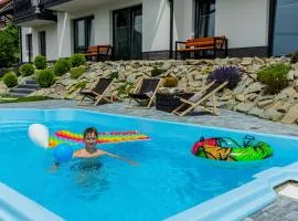 Willa Bania Rabka Zdrój - Bezpłatny całodzienny basen - blisko centrum - Widok na Babią Górę
