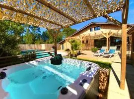 Villa Pins&Spa Piscine Jacuzzi Petanque Ping-pong