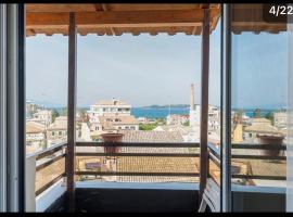 Makis Sea-View Apartment-Corfu Port，位于Mantoúkion的酒店