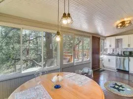 Pine Chateau Guest Cabin with Mtn Views and Sauna!
