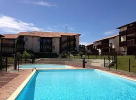 V-Landes 07-Vieux Boucau appartement 4 personnes dans résidence avec piscine