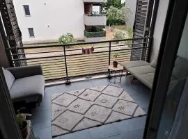 Appartement T2 avec terrasse, 5 min de la plage