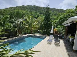 Magnifique maison en bois avec piscine，位于圣安娜的酒店