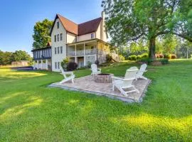 Home w/ Fire Pit on 27 Acres in Walhalla!
