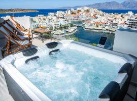 Gioma Luxury Suites - Lake View - Jacuzzi，位于阿基欧斯尼古拉斯的酒店