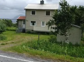 Feriehus med utsikt mot fjellet Hoven