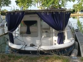 Logement entier sur bateau，位于Montech的船屋