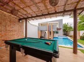 Casa Cond Aconchegante 3QT com Piscina e Sinuca