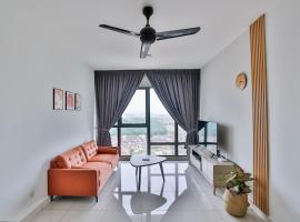 Southkey 2BR, 5-7 PAX, WIFI, Mid Valley JB,Free Parking，位于新山的公寓
