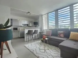 Appart cosy avec vue sur mer à Fort-de-France, 40 m²
