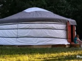 Yourte et Chalet avec piscine