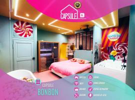 Capsule Bonbon - Balneo - Sauna - Billard - Nintendo Switch，位于杜埃的酒店