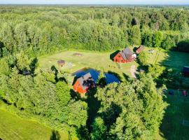 Holidayhouse with sauna and pond Leesoja puhkemaja，位于Ranniku的酒店