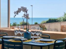 LE MARTY 7 Vue Mer Centre Terrasse Garage Piscine Climatisation，位于塞特港的酒店