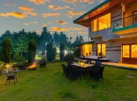StayVista at The Woods with Indoor Fireplace & BBQ