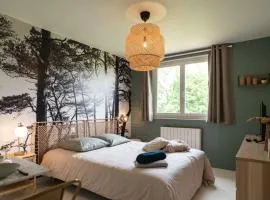Gite "LES SAULES" - Calme & Confortable - Lit QUEEN SIZE - Vue sur étang à 10mn du TOUQUET