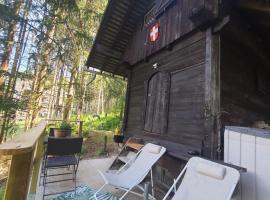 Chalet savoyard "le Sapinet"，位于Saint-Martin-sur-le-Chambre的木屋