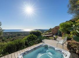 Villa 100m2 - 8 pers Jacuzzi 5 min plage Pinarello，位于宗扎的酒店