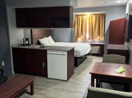 BlissPoint Inn & Suites, Northwood，位于诺斯伍德的酒店