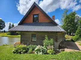 Loghouse by the lake