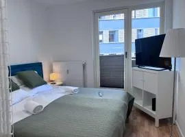 Aparthotel an der Schlachte-Bremen City-Boxspringbett -free parking