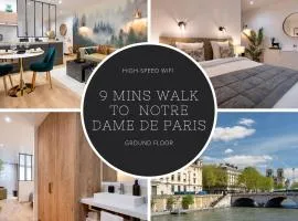 Appartement Cosy à 9 min à Pied de la Cathédrale NOTRE DAME
