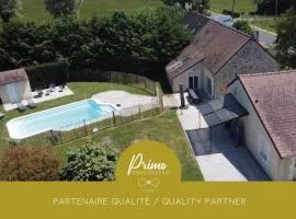 "Villa du Circuit" avec Piscine, 4 Chambres, 4 SDB, à 8 min du circuit, parking et portail électrique