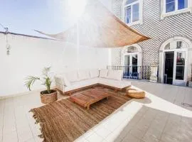 Pateo do Mercado - 5 Quartos no Centro Histórico com Terraço