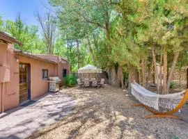 Mid-Century Modern Taos Home with Hot Tub and Fire Pit