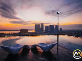 Hotel Serviced Apartments Top One Infinity Pool with View of 360 Degree，位于金边的公寓